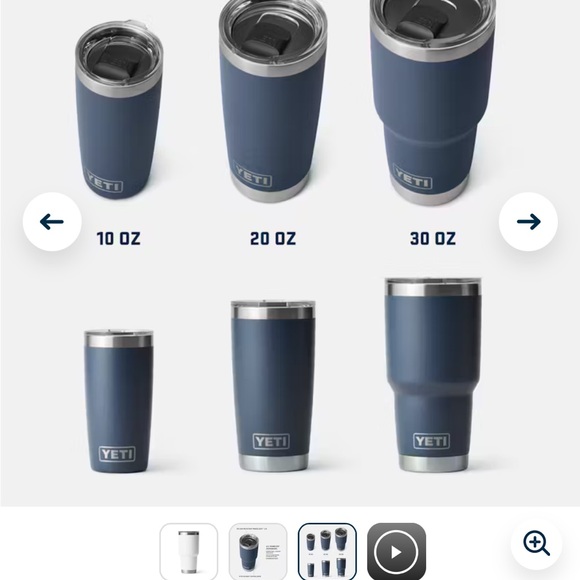 Taupe 30 oz. YETI Rambler Tumbler - Picture 8 of 9